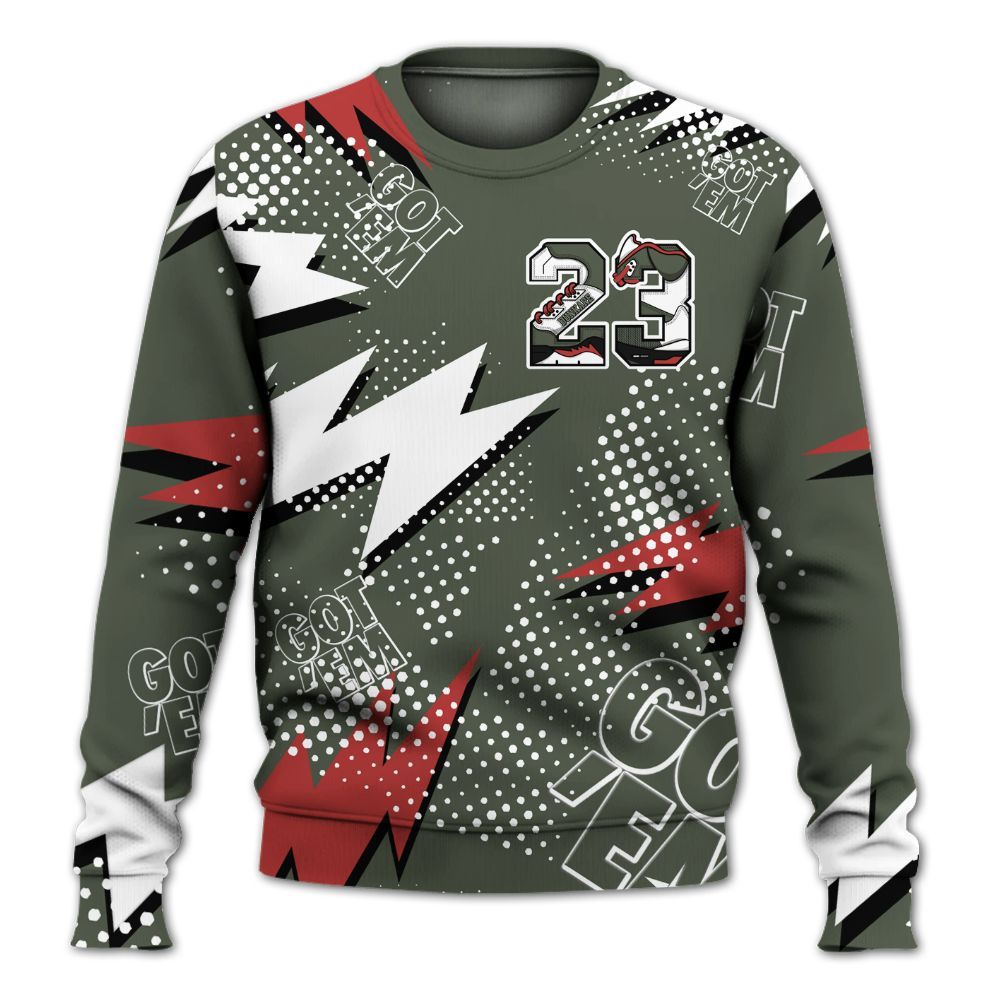 Sweatshirt To Match Air Force 1 Low Year Of The Snake Shirt, Custom Name Number 23 5s All Over Print