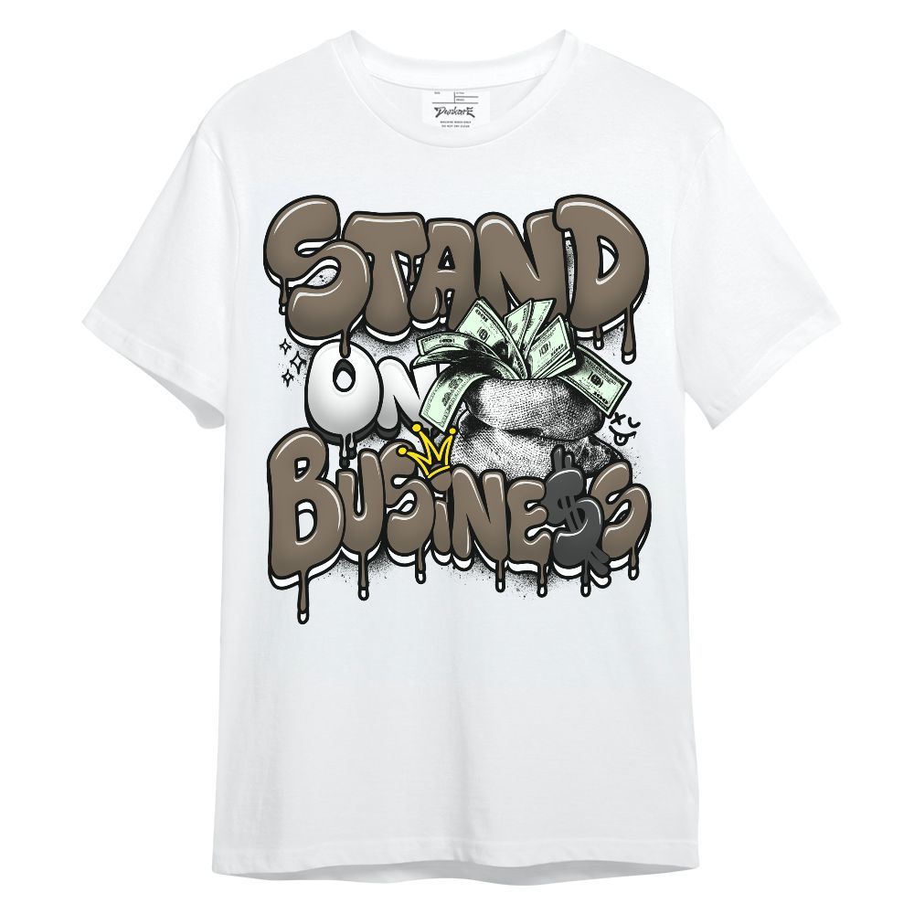 Shirt To Match Low OG Dark Mocha 1s - Stand Business Unisex Shirt