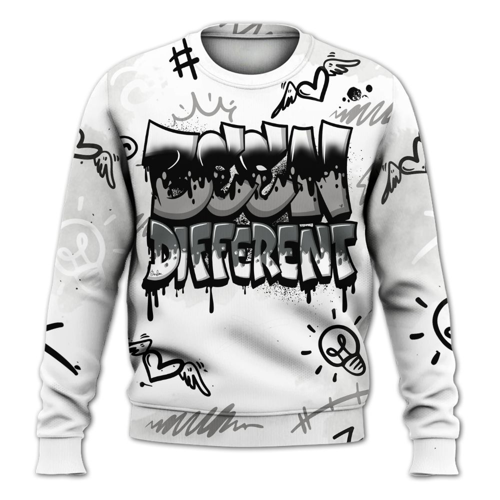 Sweatshirt To Match OG Steel Grey 10s - Drip Been Di2ferent All Over Print