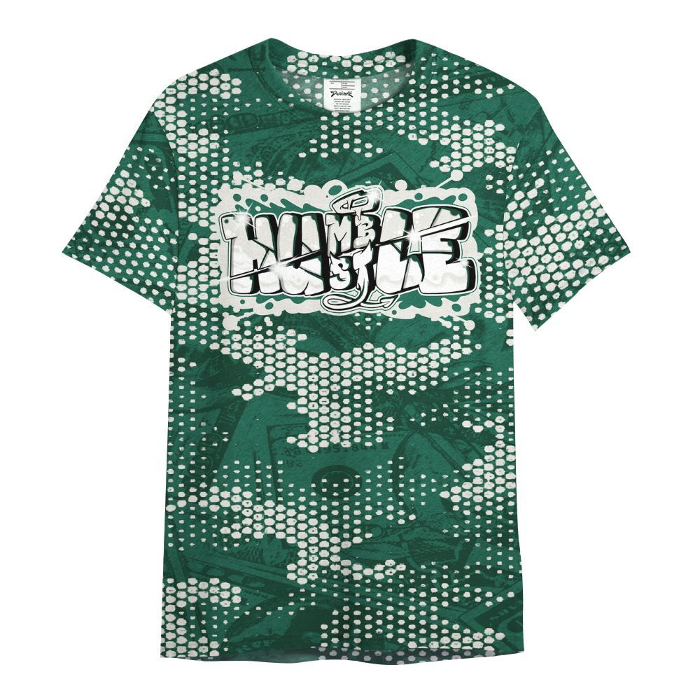 Shirt To Match Oxidized Green 4s - Humbled Hustles Graphic Banknotes All Over Print