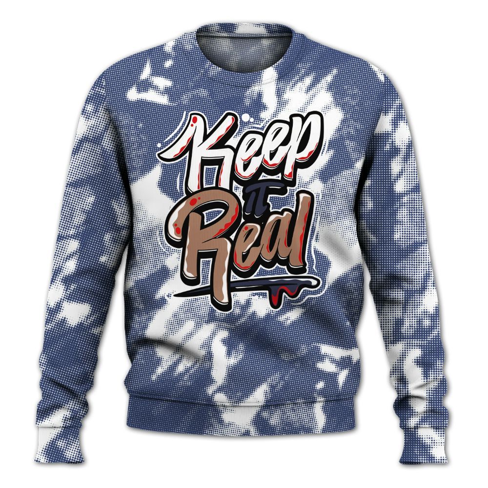 Sweatshirt To Match Midnight Navy 13s - Keeping It Reals Shirt Unisex Oufit All Over Print