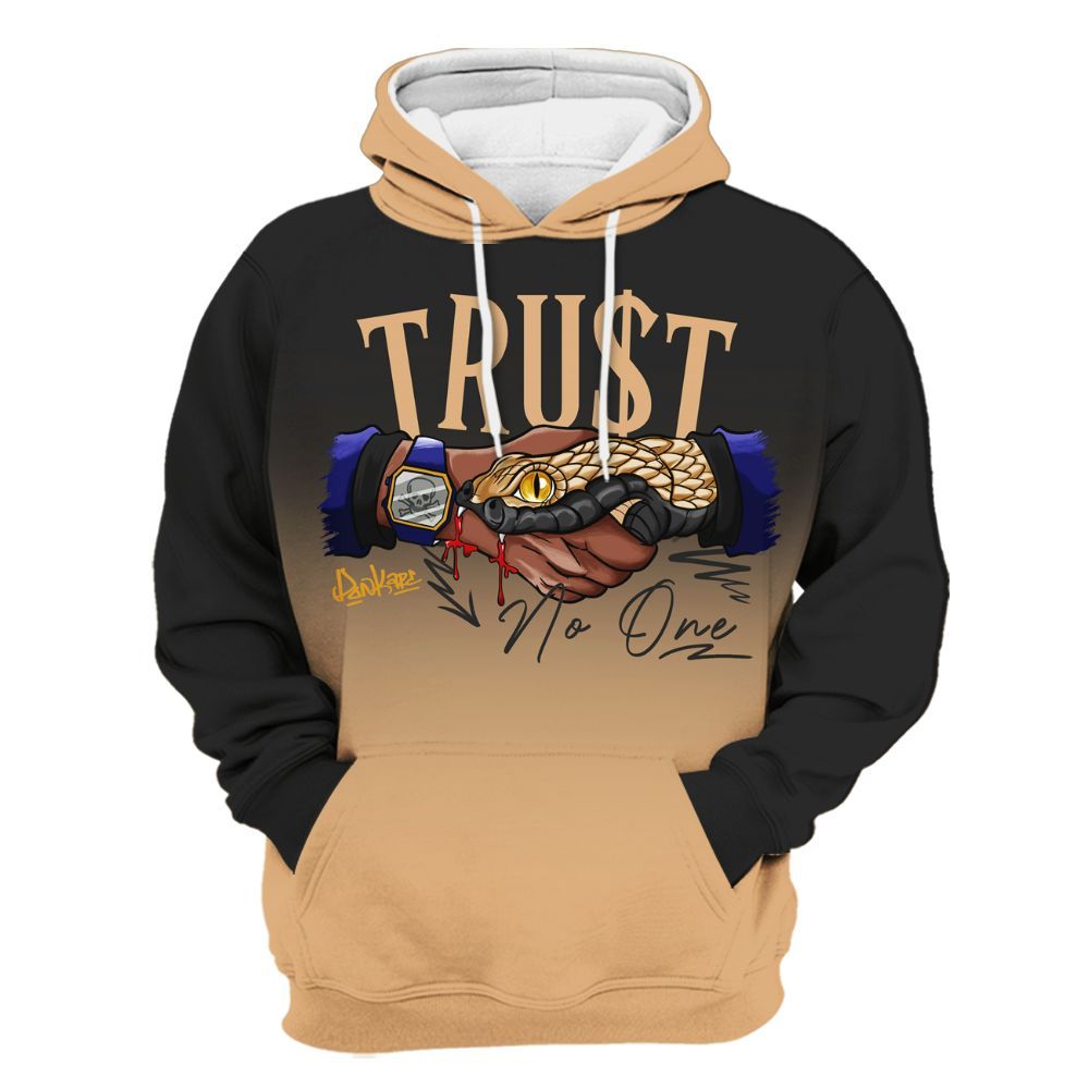 Hoodie To Match SE Afrobeats 7s - Snake Trust No One Drip All Over Print