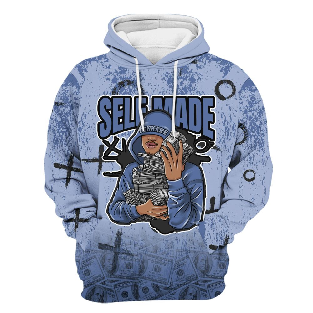 Hoodie To Match Black Metallic 5s - Selfmade Unique Grunge All Over Print