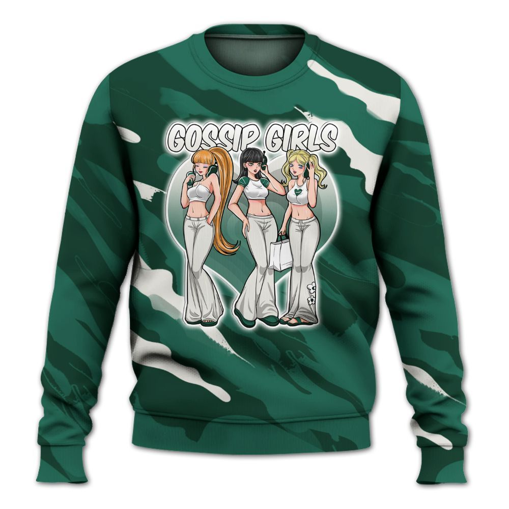 Sweatshirt To Match Oxidized Green 4s - Gossip'Girls All Over Print
