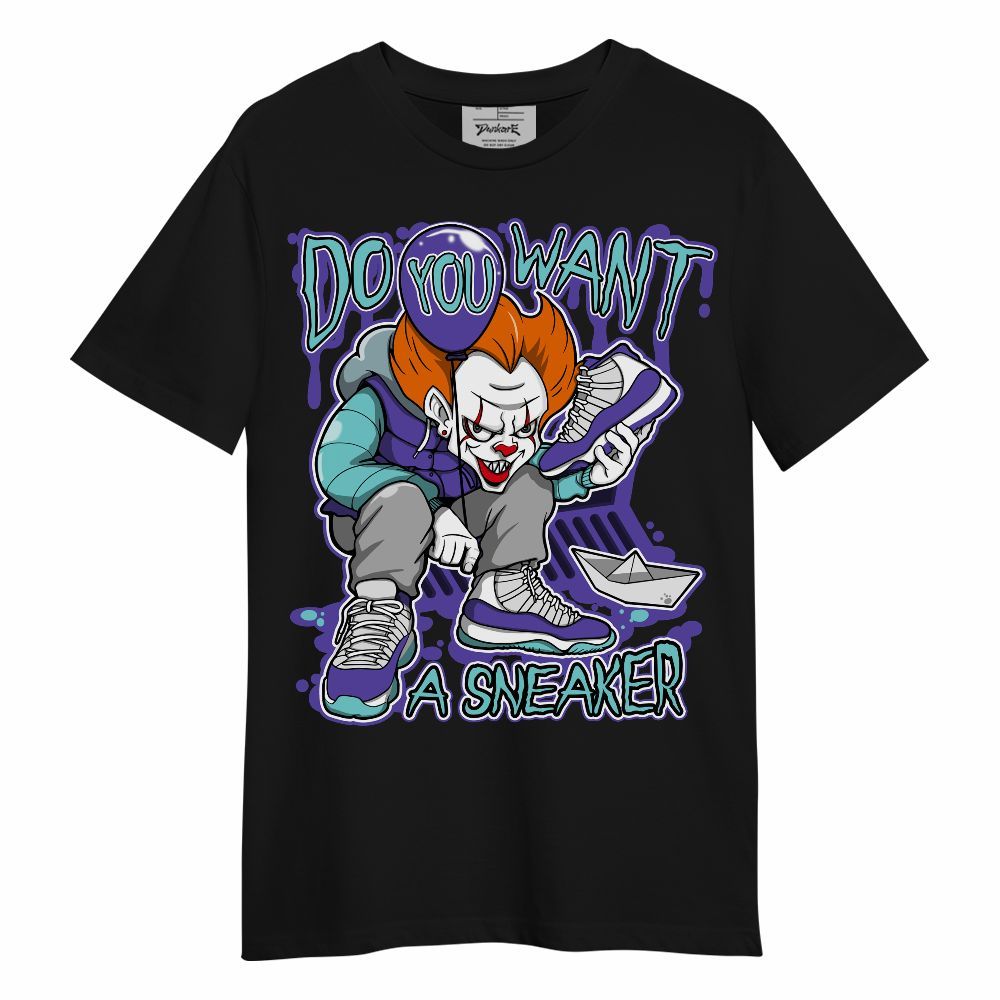Shirt To Match Low Hornets 1s - Clown Scary Sneakers Halloween Graphic Unisex Shirt