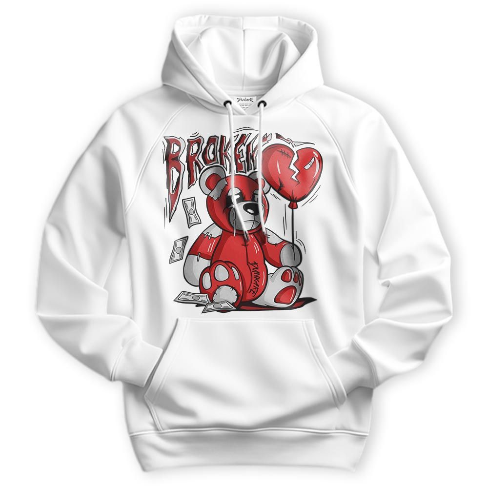 Sweatshirt To Match Hoodie Broken Bear, 12 Red Taxi Hoodie To Match Sneaker 2304 NCMD