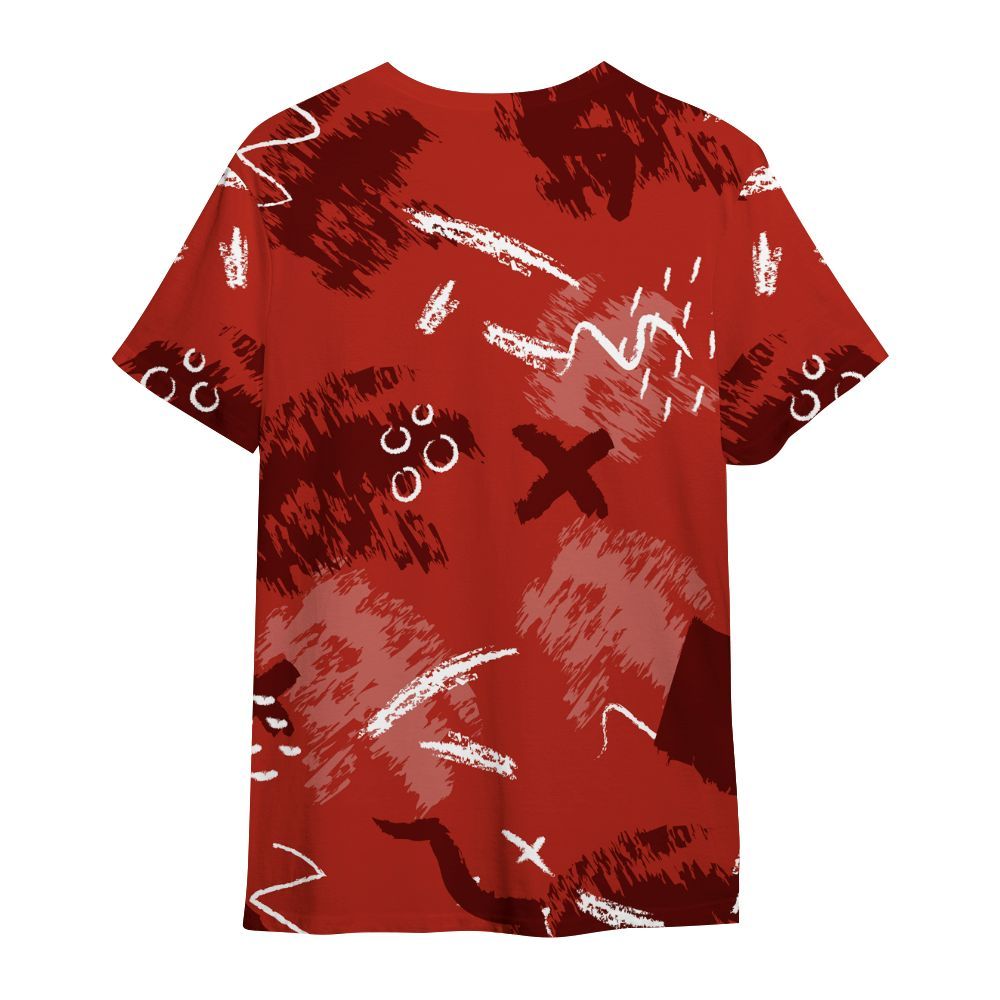 Shirt To Match SP Firewood Orange 4s - Hustle Grind Pray Retro All Over Print