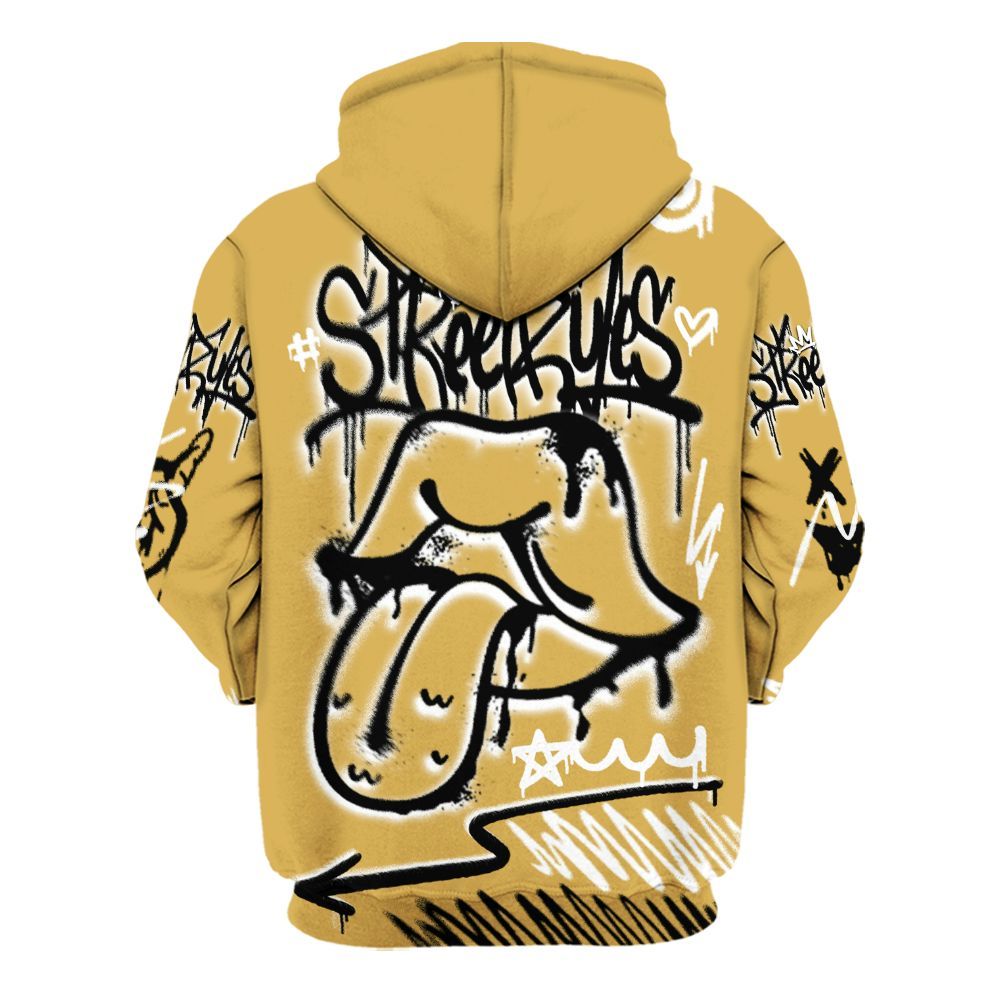 Hoodie To Match Retro Light Ginger 14s - Break Rules Streetwear All Over Print