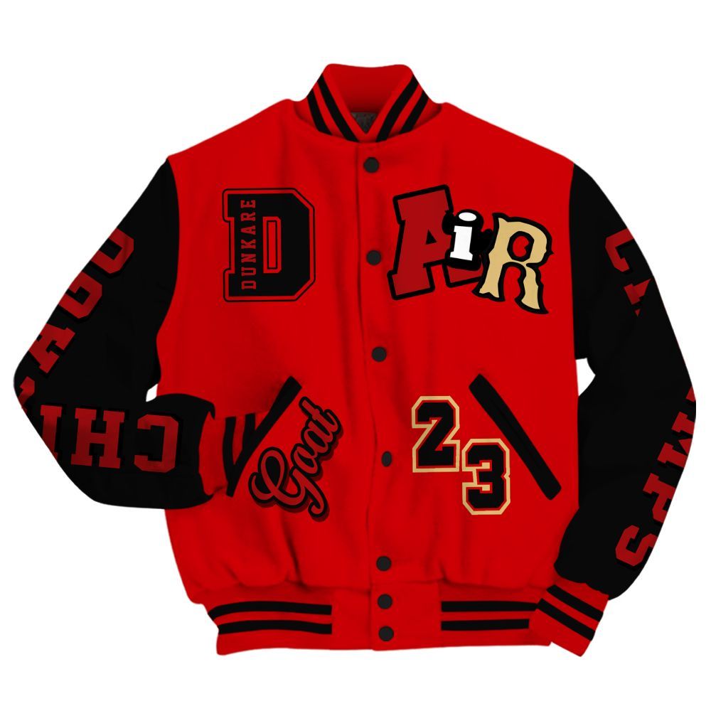 Varsity Jacket To Match Ja 2 Halloween - AIR Number 23 GOAT All Over Print