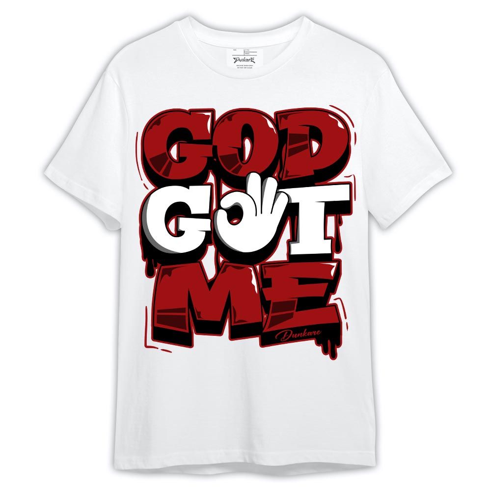 Shirt To Match Red Taxi 12s - God And Me Shirt Red Taxi 12s Outfit