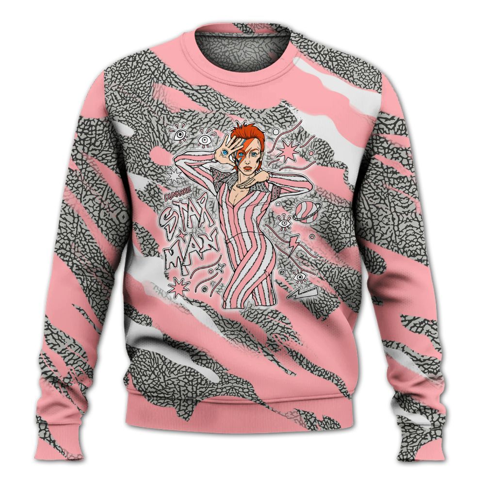 Sweatshirt To Match Retro Wings 3s - Starmans Graphics Colored All Over Print
