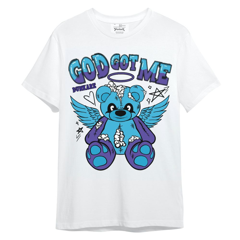 Shirt To Match Retro Aqua 6s - Gods Guides Me Bear Unisex Shirt
