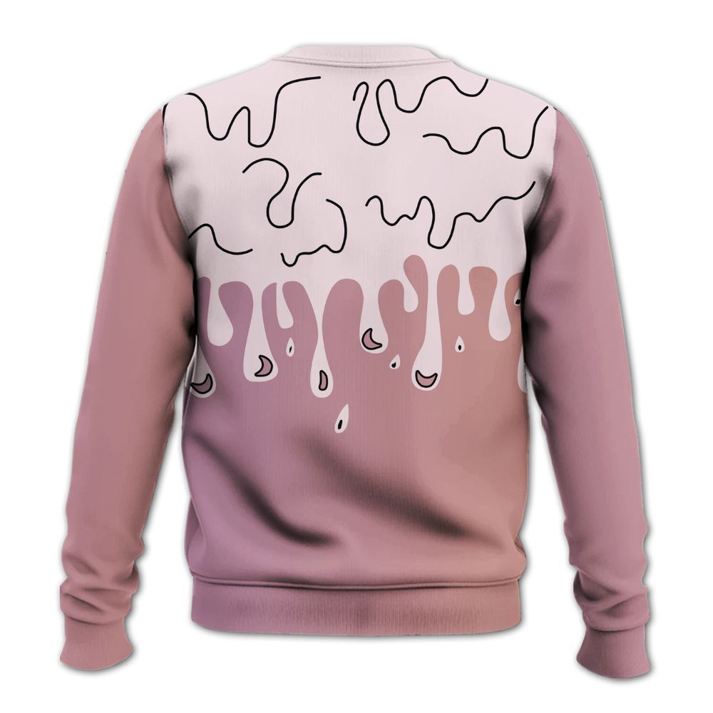 Sweatshirt To Match Book Sunrise 1s - Snake Trust No One Drip All Over Print