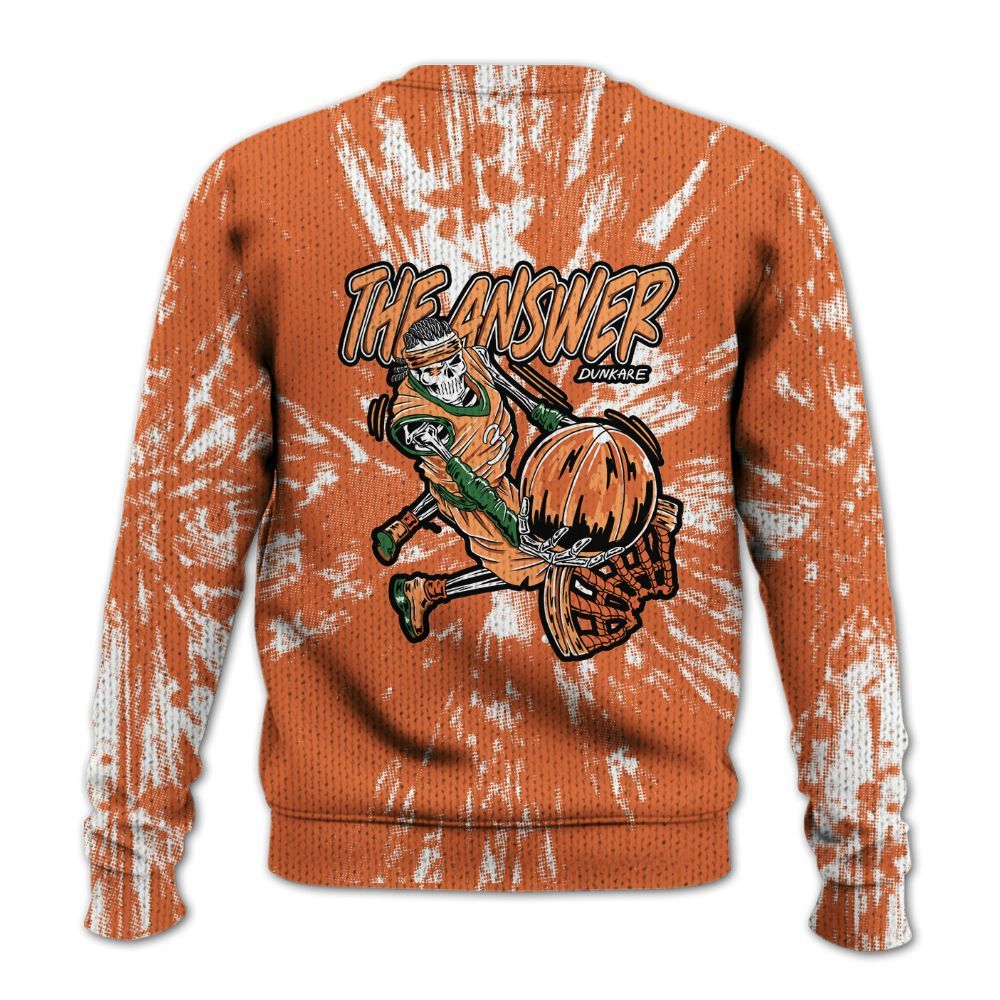 Knitted Sweater To Match Low Miami 5s - The Answer Skeleton Luxury