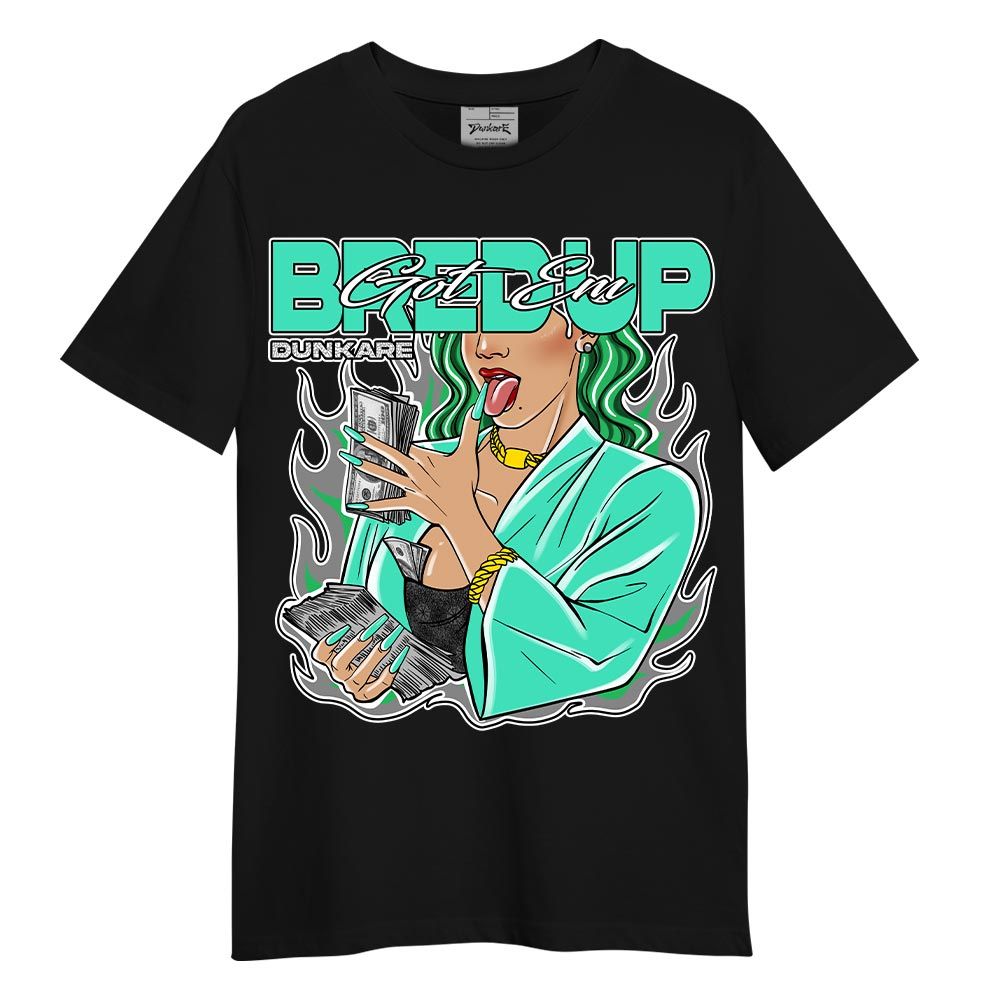 Shirt To Match Black Green Glow 3s T-- Bred'up Unique T-Shirt Unisex