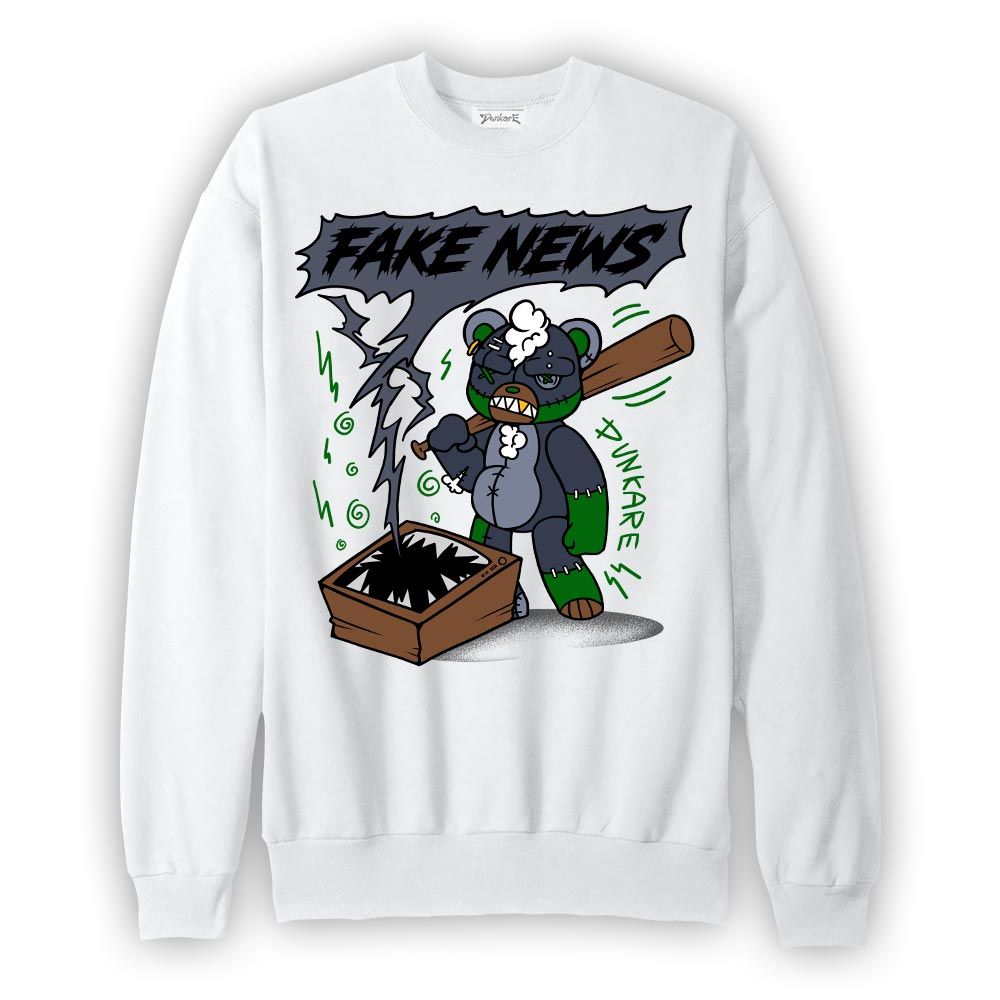 Sweatshirt To match Midnight Navy 13s Sweatshirt - False News Hugz Graphic