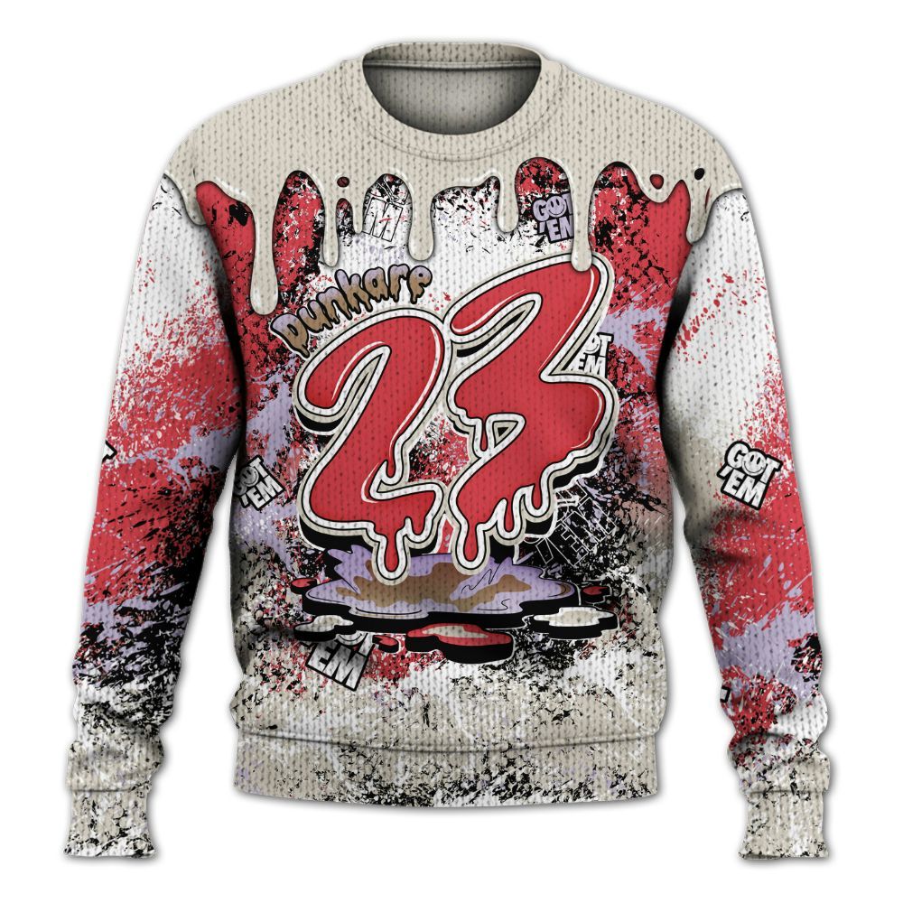 Sweater To Match Peanut Butter Jelly 5s - Dripping 23 Drip Graphic