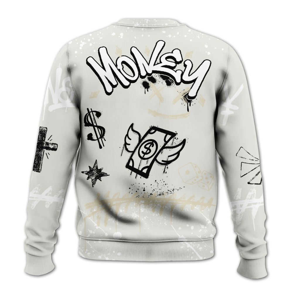 Sweatshirt To Match Grand Finale 11s Shirt, Everybody Paid In Full Crayon All Over Print