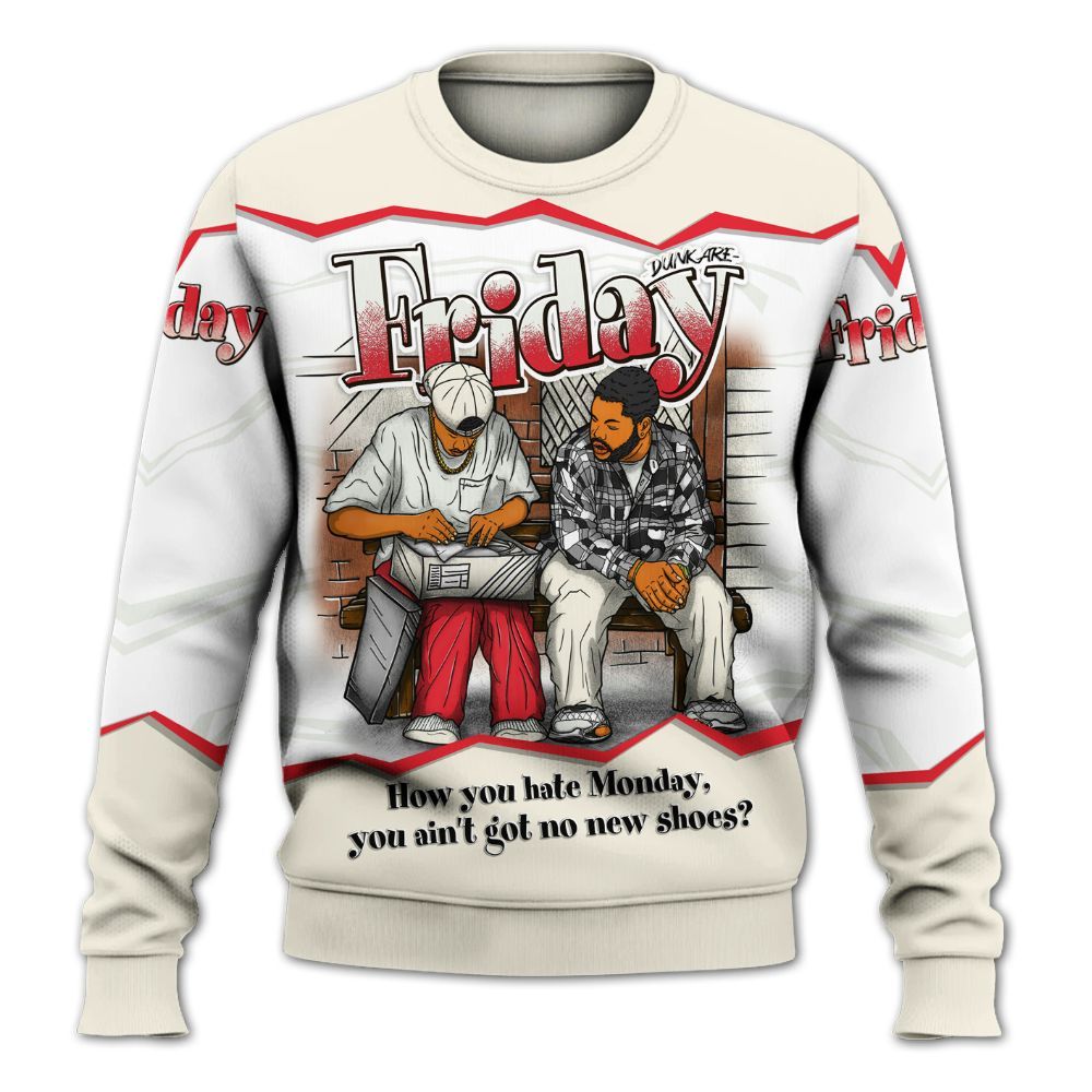 Sweatshirt To Match Low OG Sail 1s - Friday Movie 90s TV All Over Print