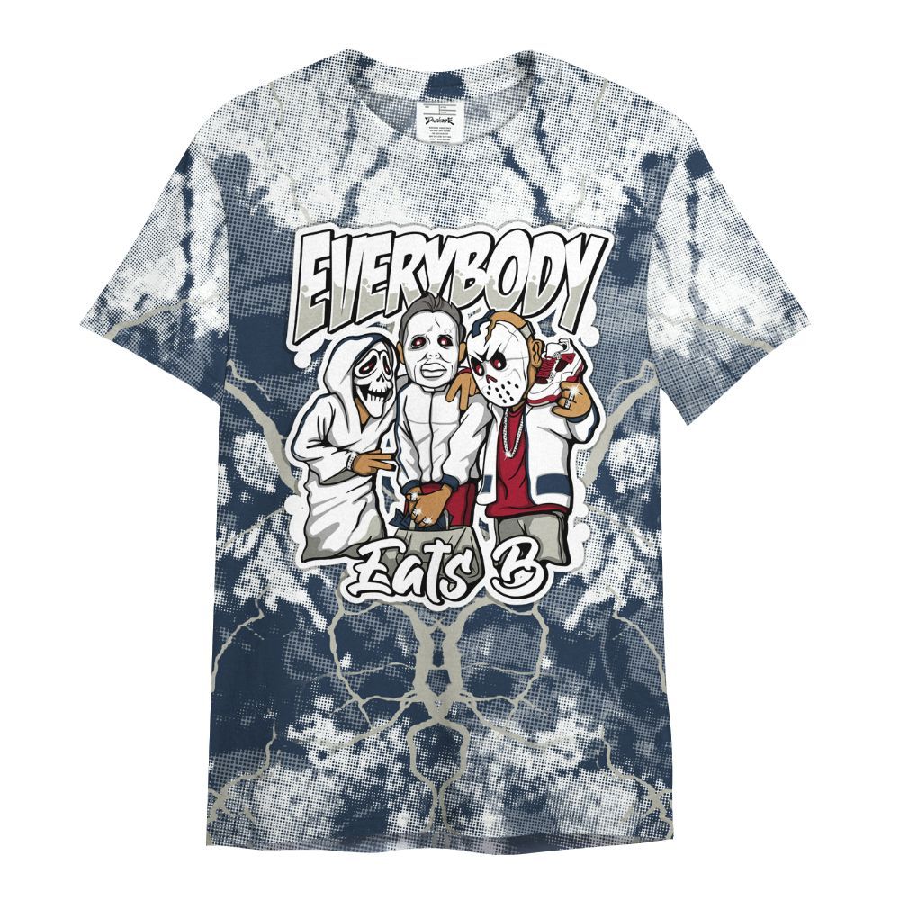 Shirt To Match White Midnight Navy 6s - Everybody Eatin B Graphic Halloween All Over Print