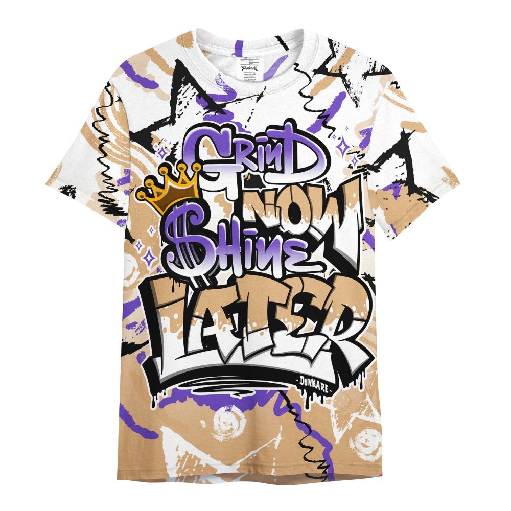 Shirt To Match SE Afrobeats 7s - Grind Shine Later Drip All Over Print