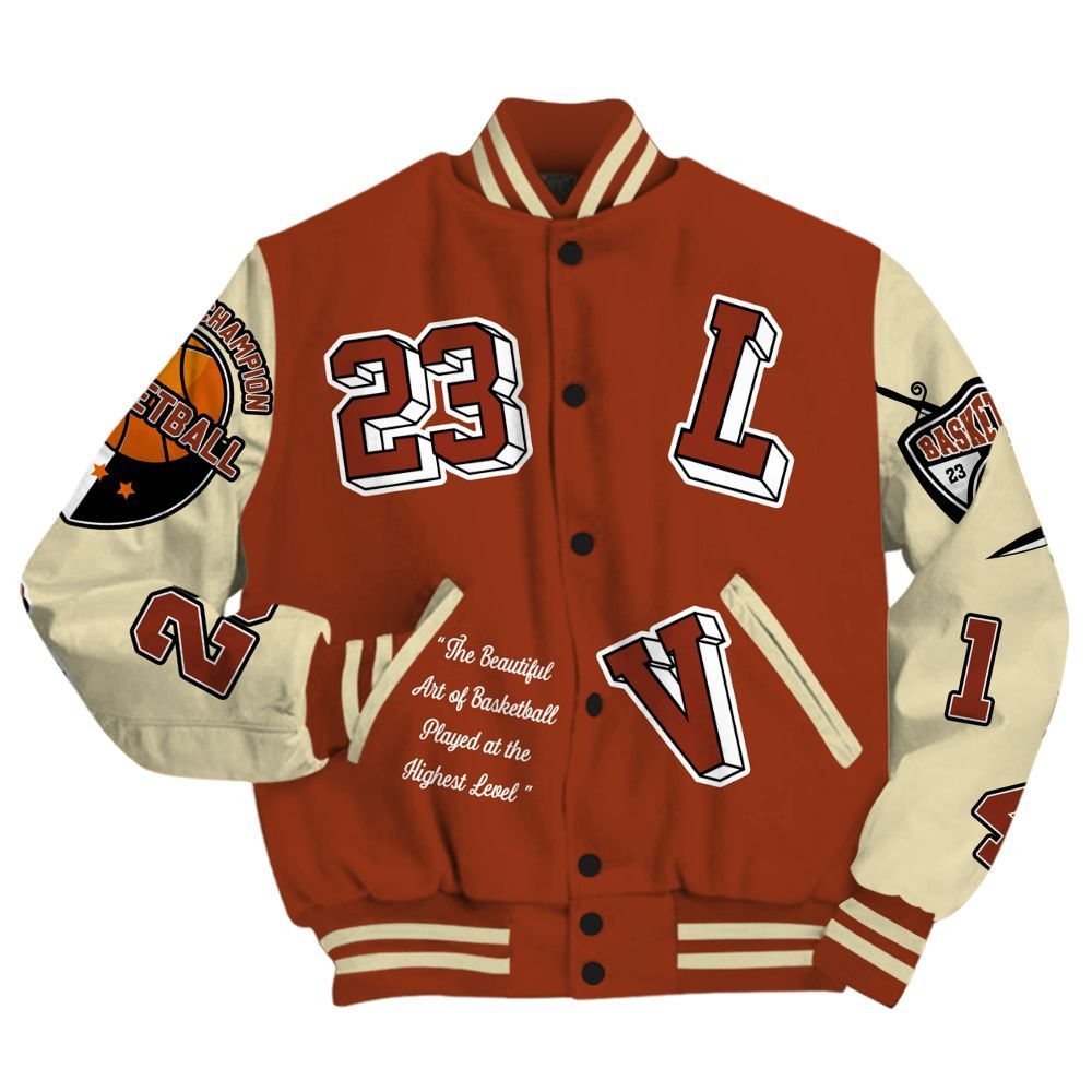Varsity Jacket To Match Retro Eastside Golf 12s - The GOAT Got Em Streetwear All Over Print