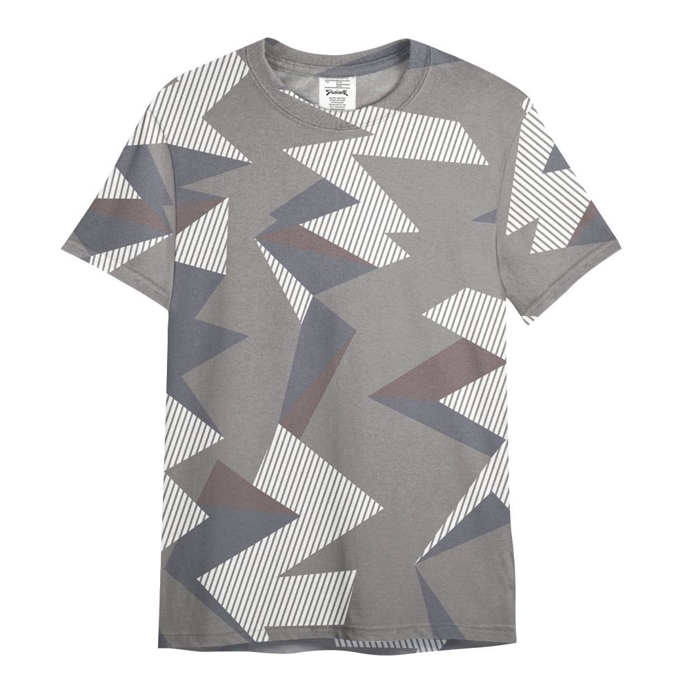 Shirt To Match Cool Grey 11s - Geometric Camouflage Pattern All Over Print