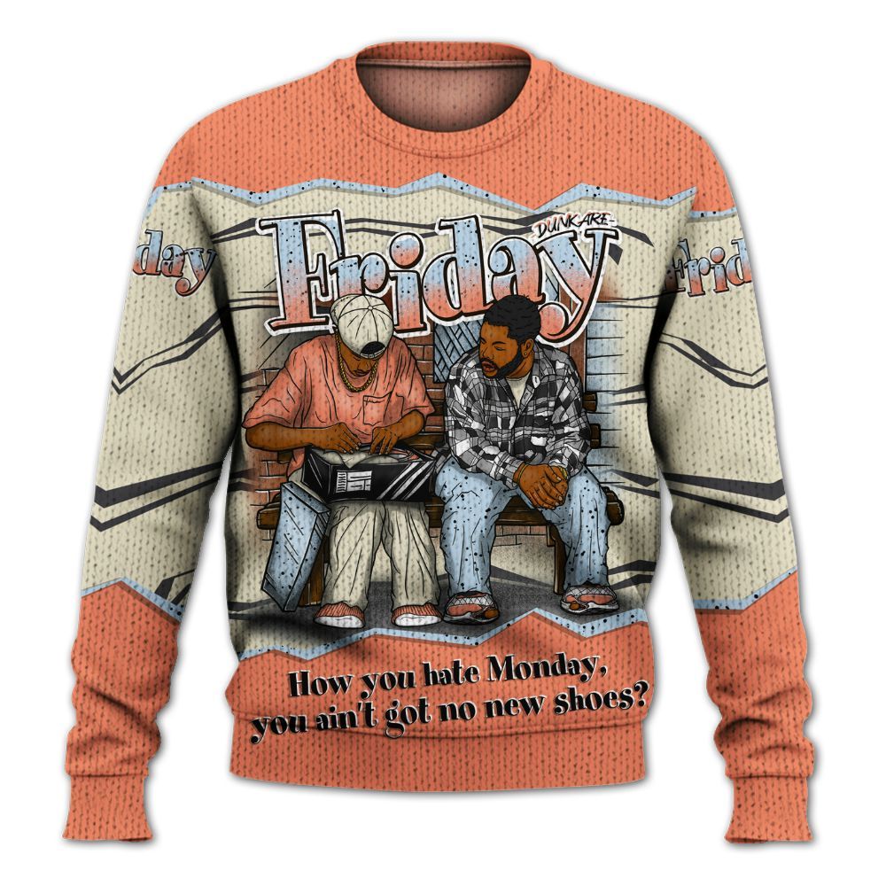 Sweater To Match DJ Khaled Crimson Bliss 5s - Friday Movie 90s TV Graphic