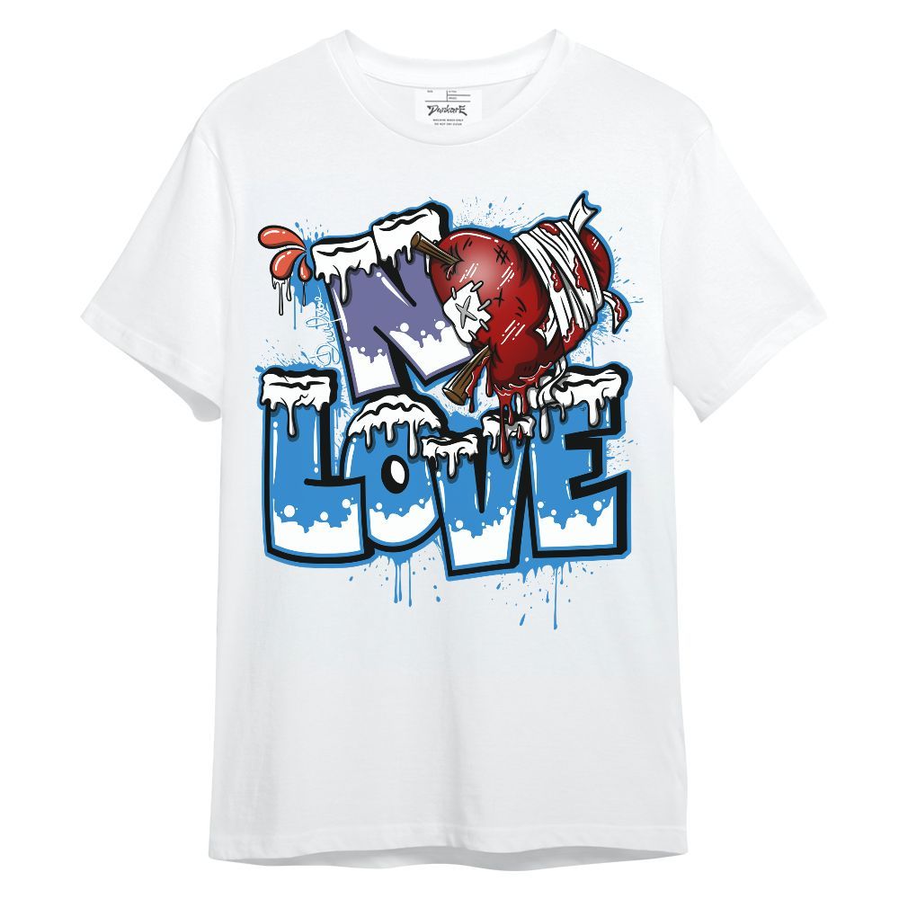 Shirt To Match Hi-Res Blue 700s - Drip No Love Streetwear Unisex Shirt