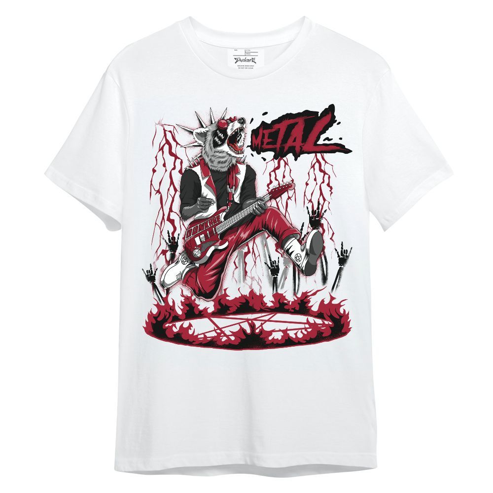 Shirt To Match High OG Black Toe Reimagined 1s - Punk Rock Raccoon Unisex Shirt