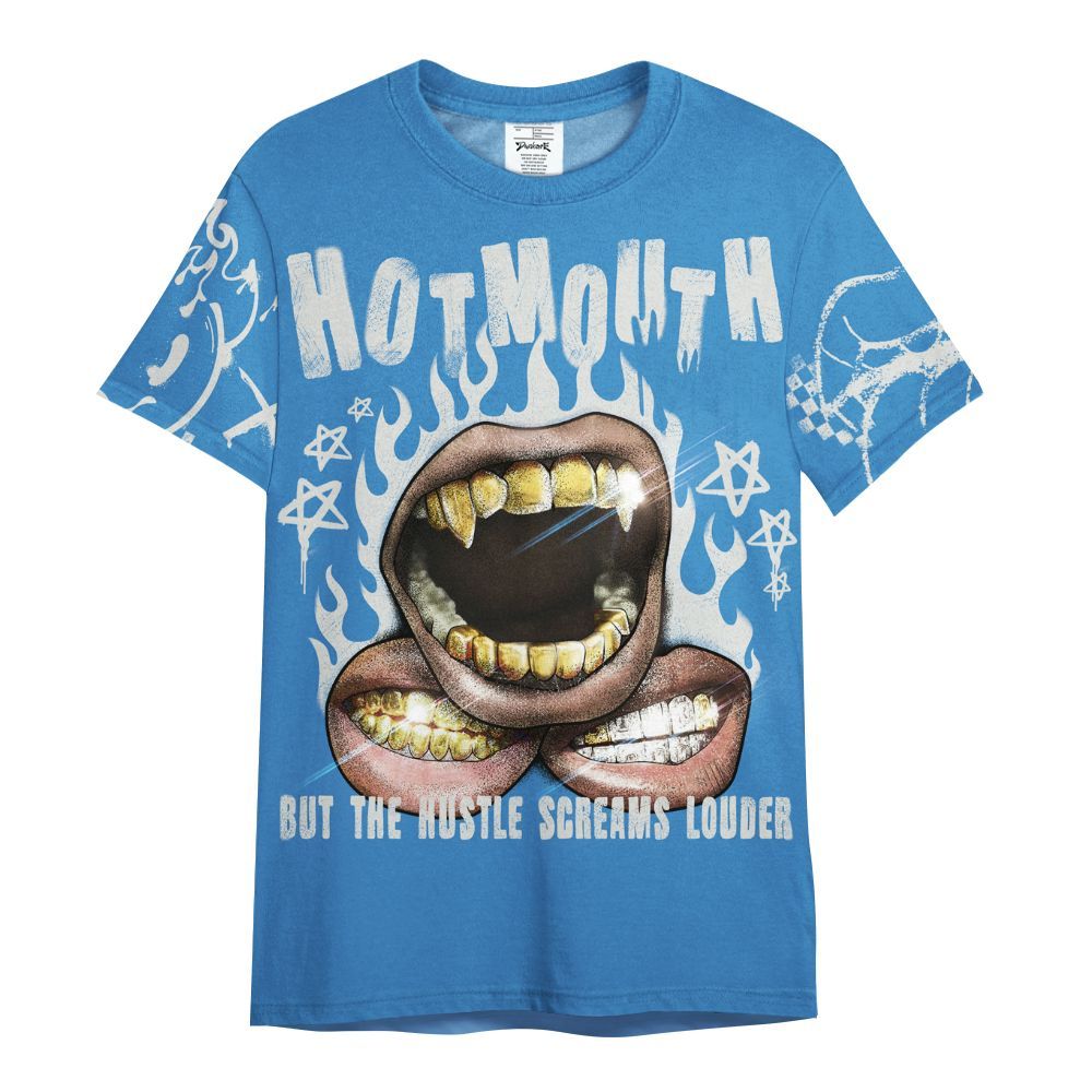 Shirt To Match Low Carolina 17s - Mouth Burning Street Style All Over Print