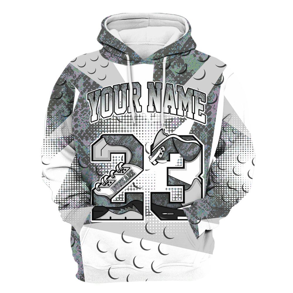 Hoodie To Match Low CNY Year Of The Snake 11s - Poly Custom Name Number 23 5s All Over Print