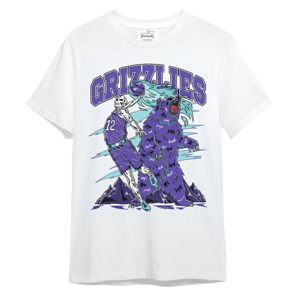 Shirt To Match Low Hornets 1s - Grizzly Bear Skeleton Unisex Shirt