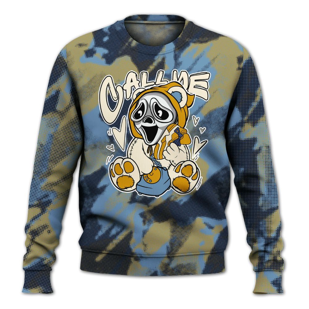 Sweatshirt To Match High OG First In Flight 1s - Call Me Bear Abstract Halftone All Over Print