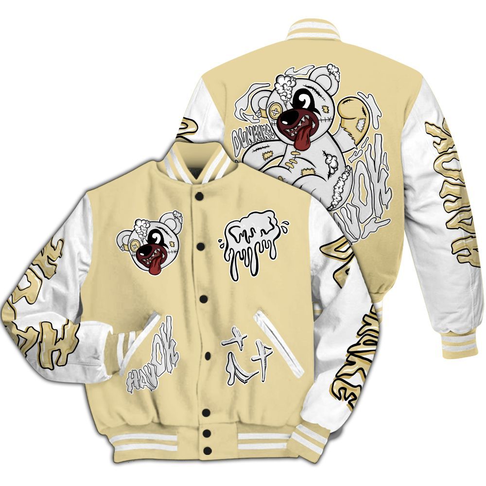 Varsity Jacket To Match Women Phantom 12s - Havok Bear All Over Print