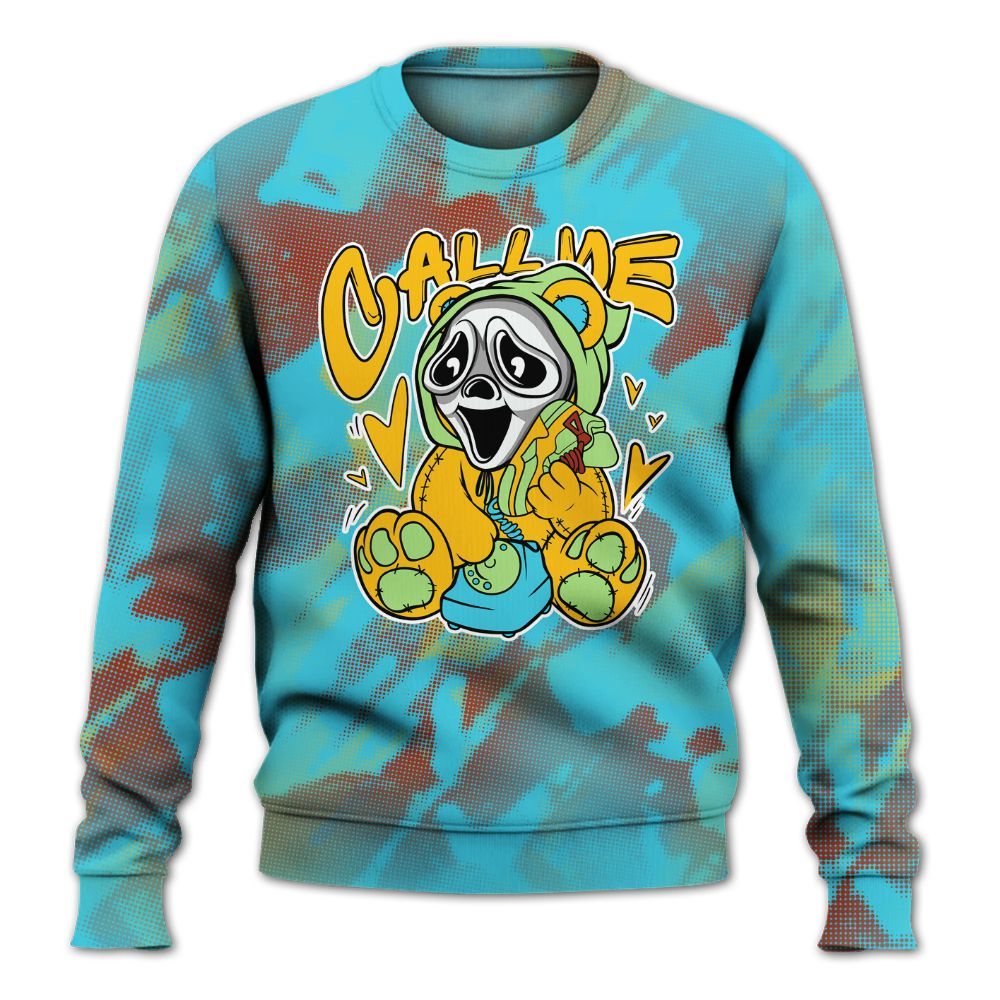 Sweatshirt To Match SB Dunk Di'Orr Greenwood - Call Me Bear Abstract Halftone All Over Print