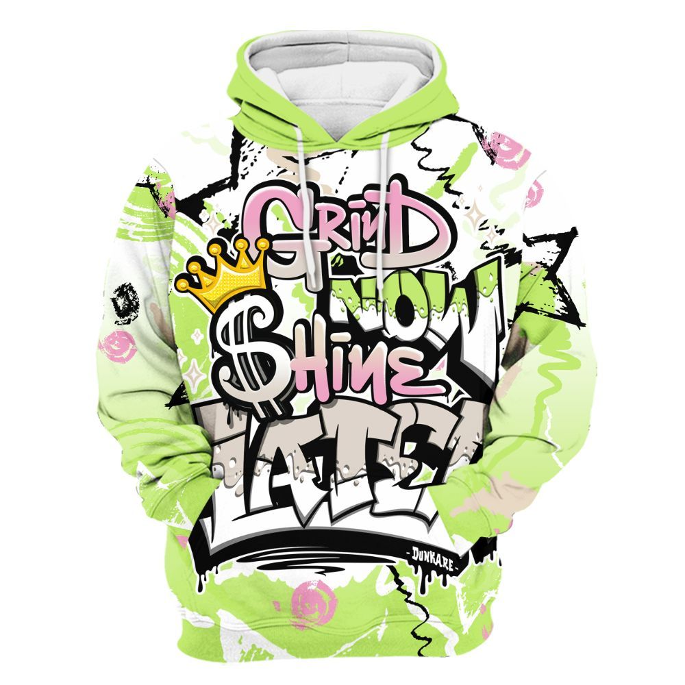 Hoodie To Match Jack Black Night Silver - Grind Shine Later Drip All Over Print