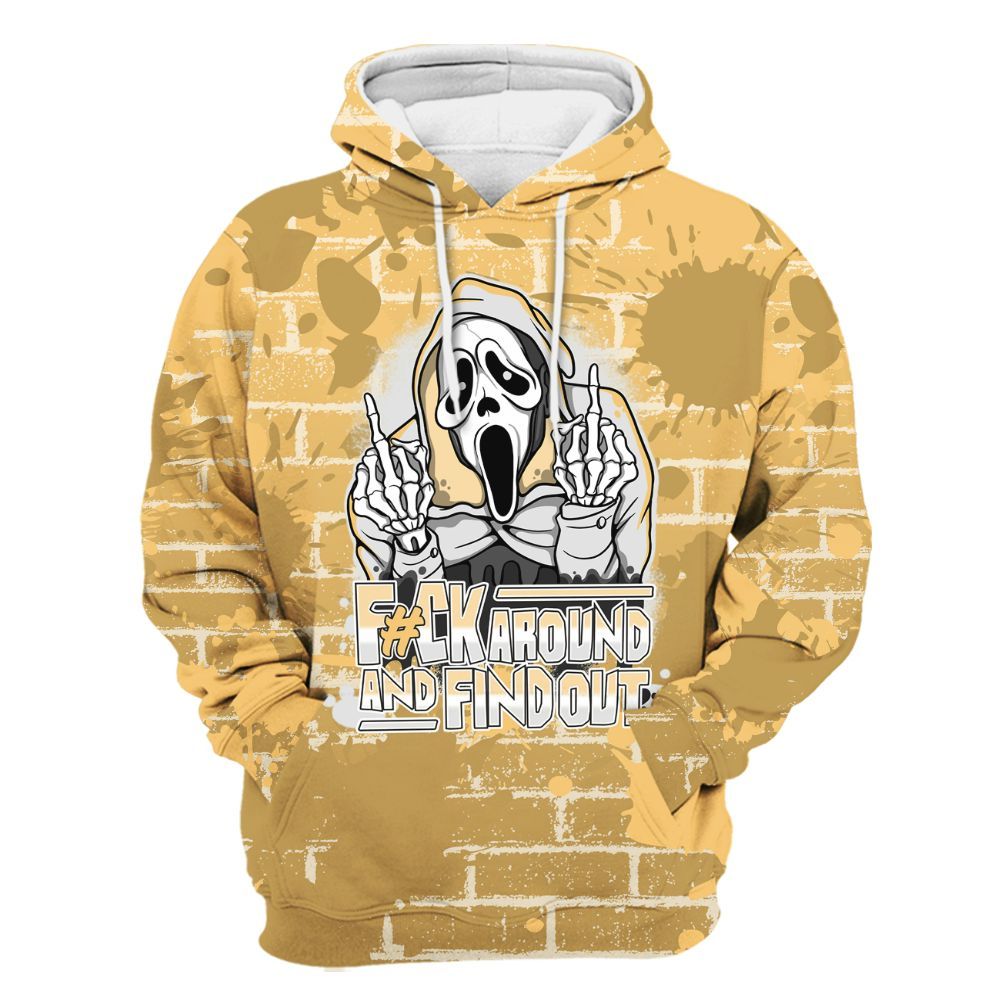 Hoodie To Match Craft Paris 6s - F#CK And Find Out Graphic Halloween All Over Print