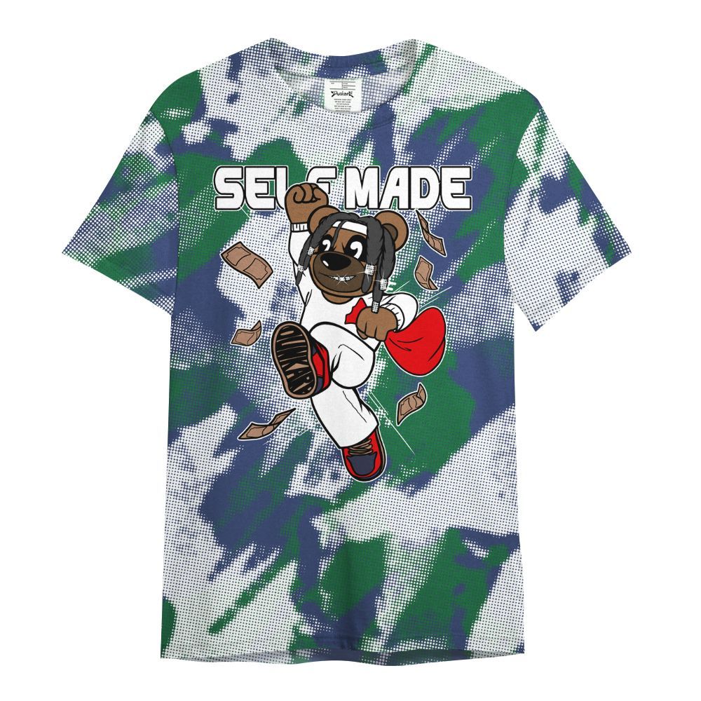 Shirt To Match Midnight Navy 13s - Autonomous Bear Abstract Halftone All Over Print