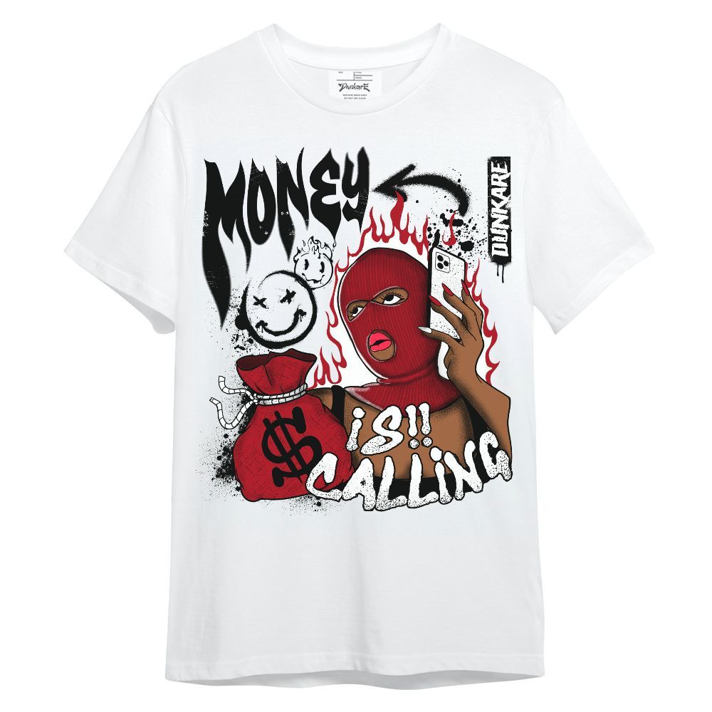 Shirt To Match Bred Velvet 11s - Money Is Calling Graphic Unisex Shirt