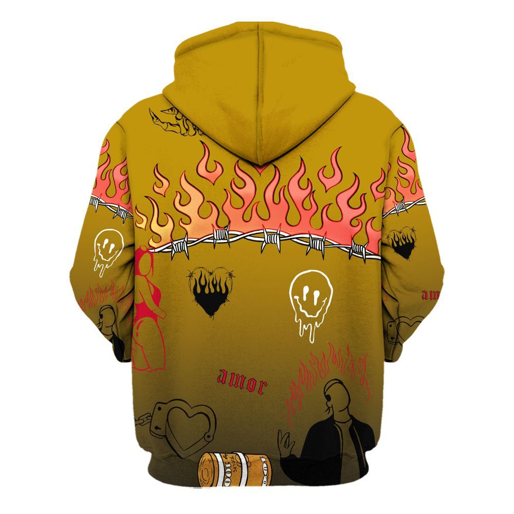 Hoodie To Match Ja 3 Raptor - Snake Trust No One All Over Print
