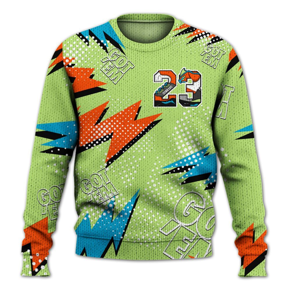 Knitted Sweater To Match Kobe 9 Elite What The - Custom Name Number 23 5s