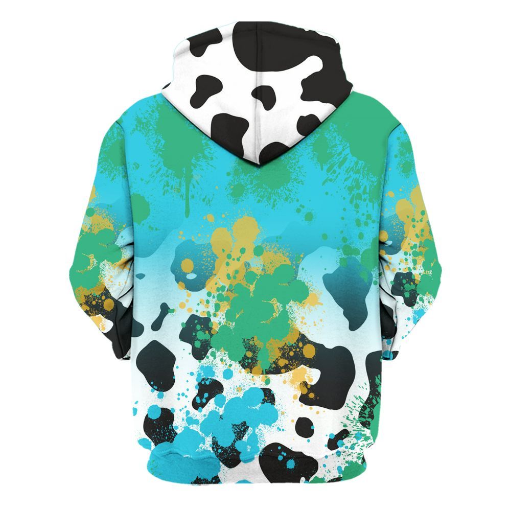 Hoodie To Match Dunk Chunky Dunky - God Blessed Ink Drip All Over Print