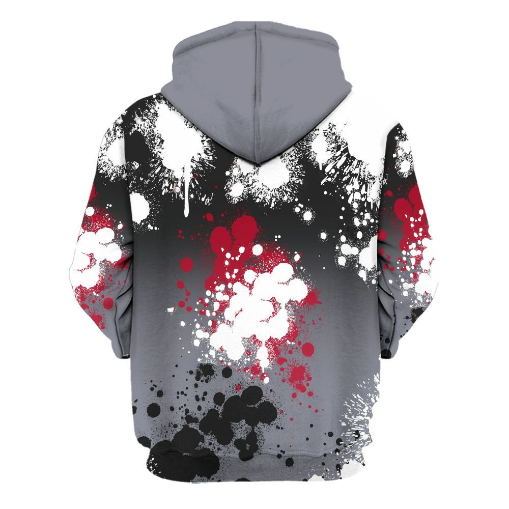 Hoodie To Match Retro Black Flint 13s - Trust No One Scary All Over Print