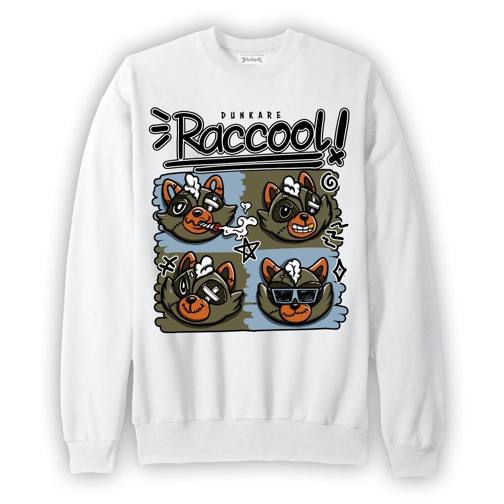 Sweatshirt To match Sweatshirt Raccool Raccoon, Olive 5s Sweatshirt To Match Sneaker 2404 DNY