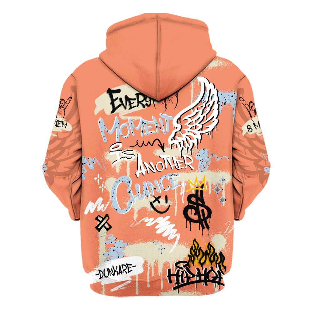 Hoodie To Match Dunk Low Strawberry Waffle - 8Mile Movie Graffiti All Over Print