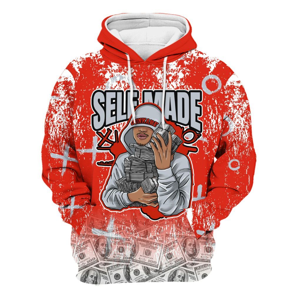 Hoodie To Match Retro Cherry 11s - Selfmade Unique Drip All Over Print