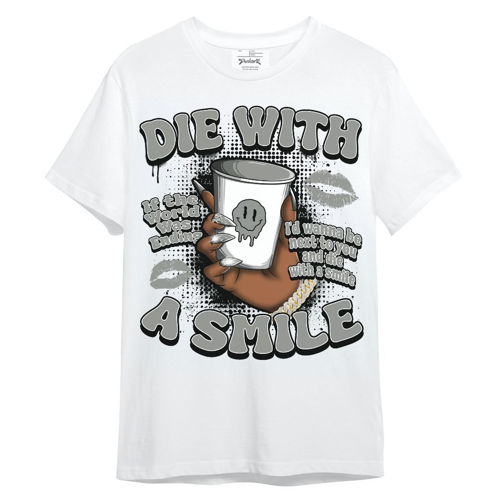 Shirt To Match Paris Olympics 4s - Die With A Smile Graphic Unisex Shirt