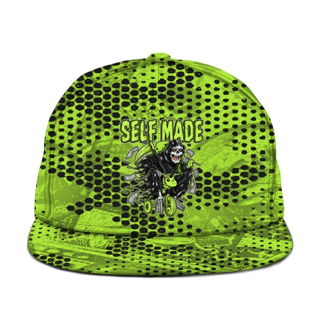 Snapback To Match Air Force 1 Low Dance Volt - Self Make Skeleton Banknotes Art Graphic