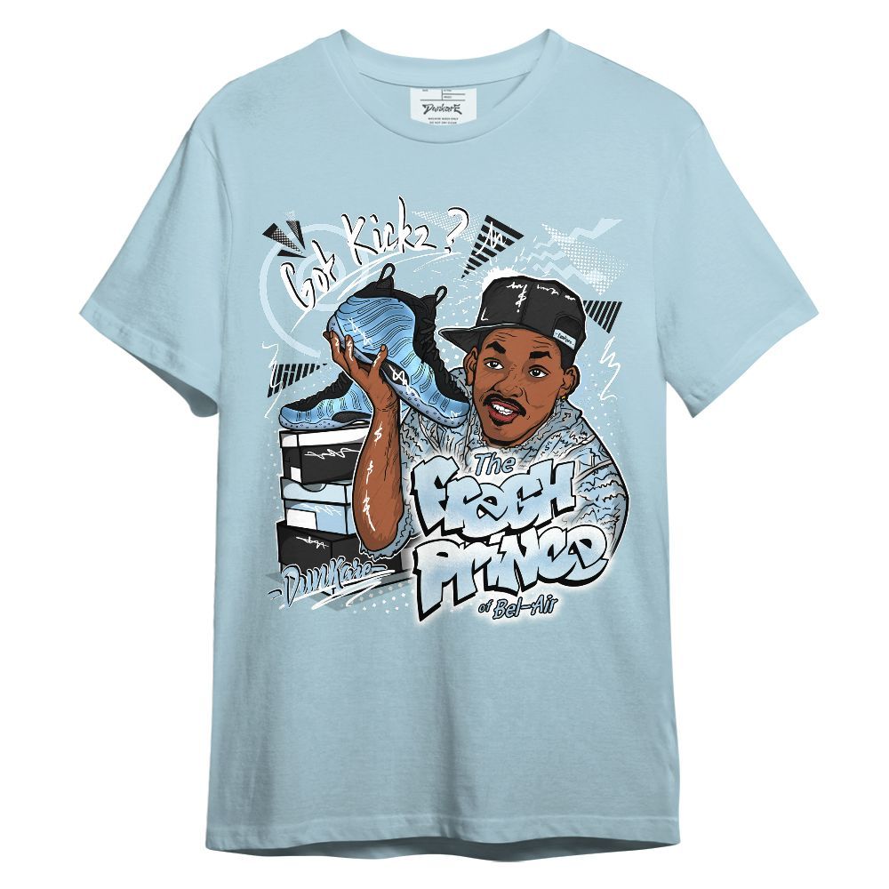 Shirt To Match Foamposite One Psychic Blue - Fresh Sneaker 90s Graphic